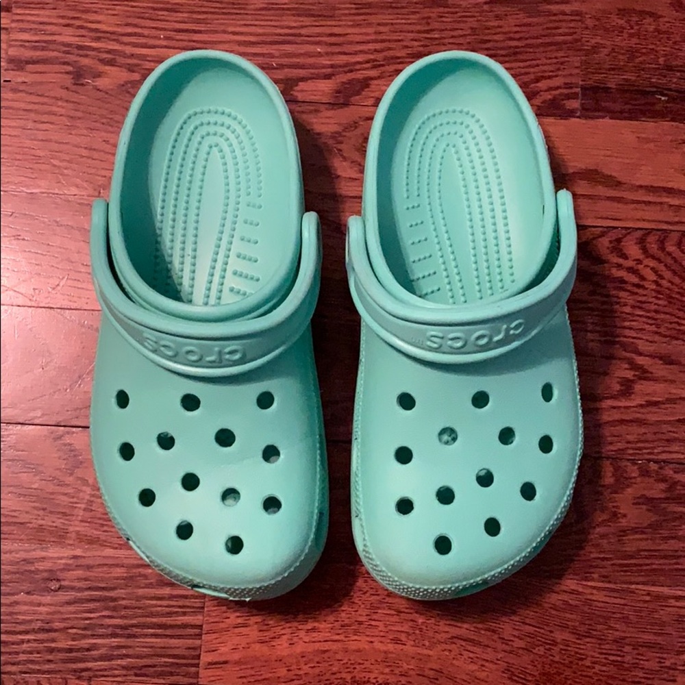 Mint Crocs